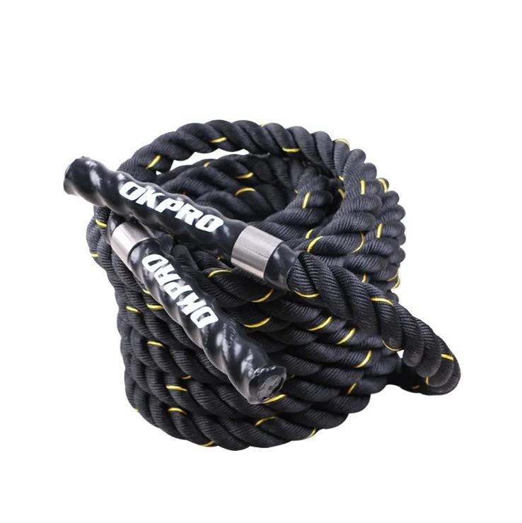 Канат тренировочный 15 м толщина 38 мм телиреновый OKPRO