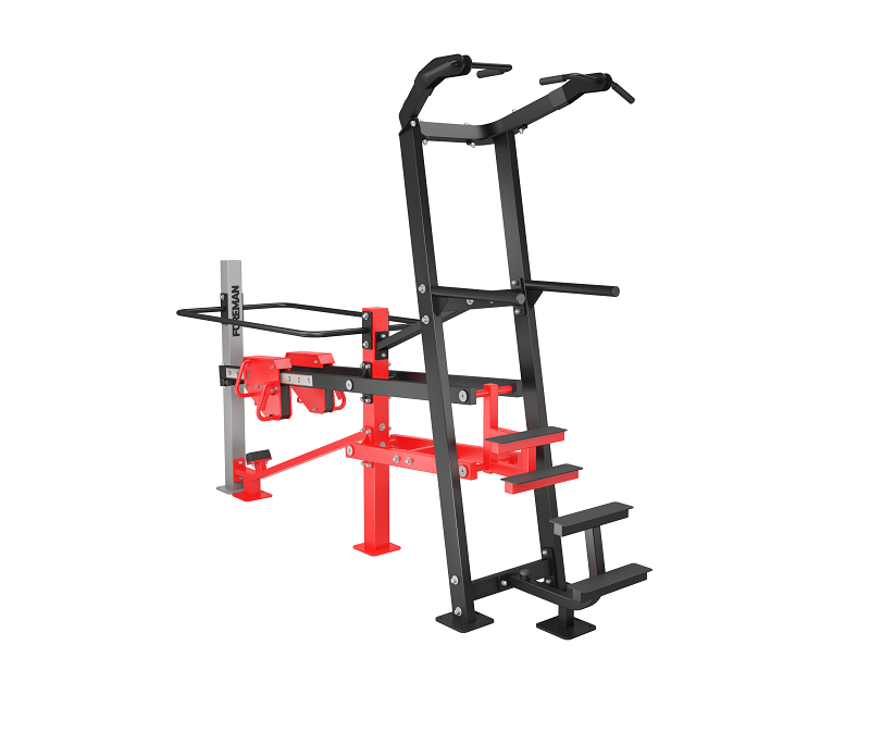 Подтягивание/отжимание с противовесом FOREMAN FO-09 черный/красный