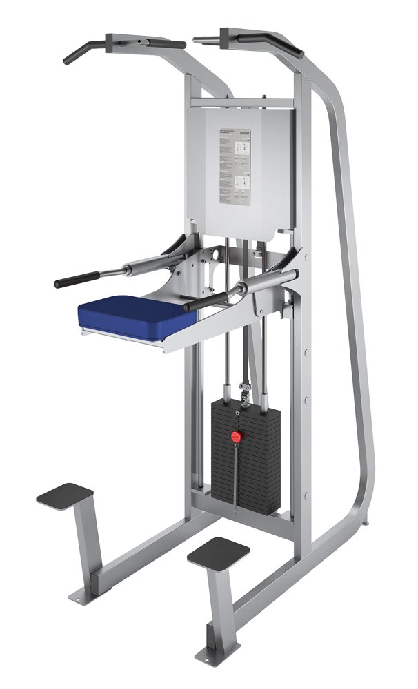 Подтягиваниe, Отжимание с противовесом FOREMAN FS-806 белый/графит