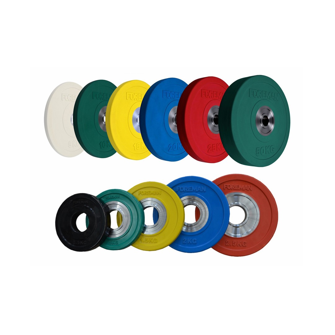 FOREMAN Диски обрезиненные бампированные черные