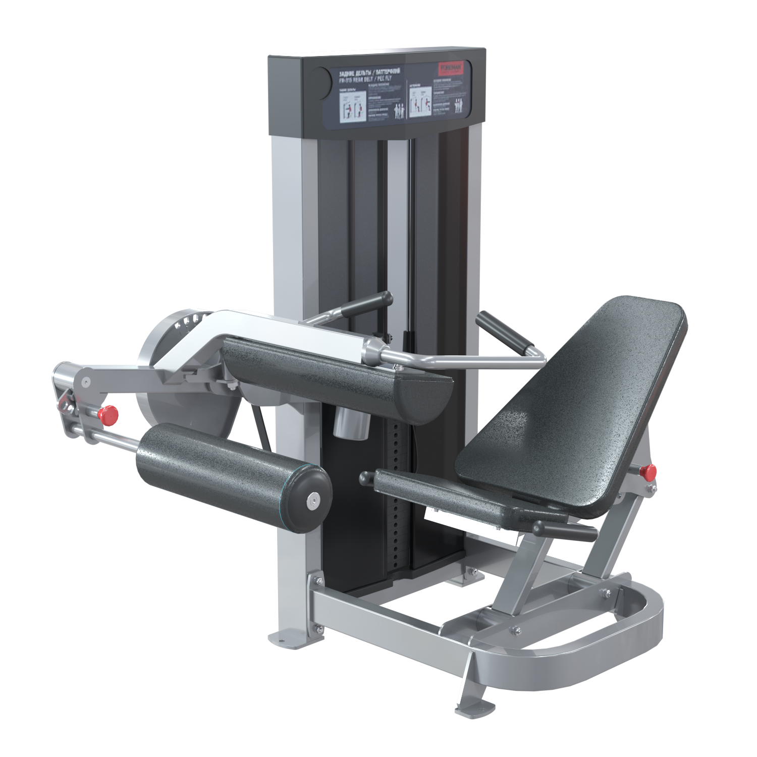 Сгибание ног сидя FOREMAN FN-102 черный/черный