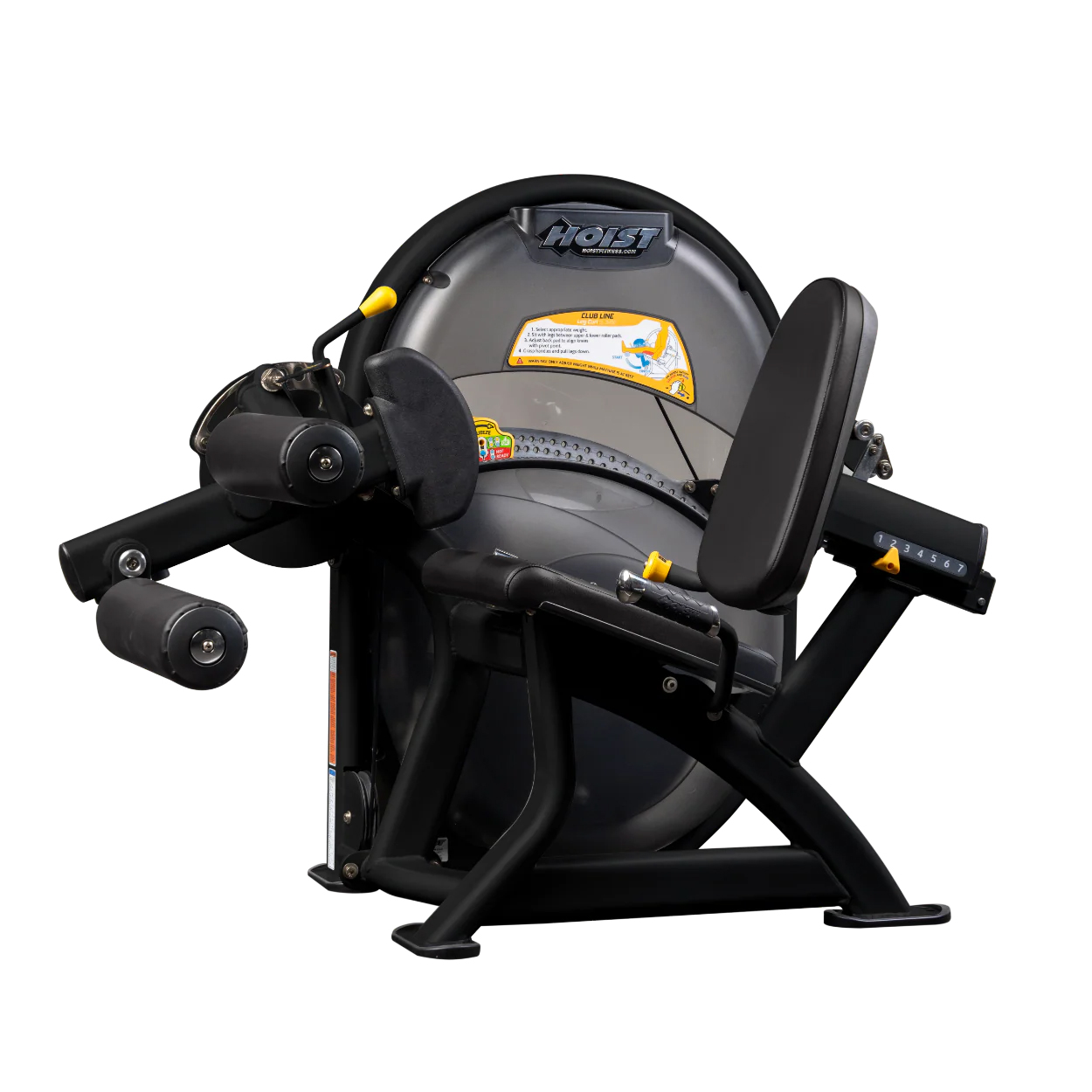 Сгибание ног сидя HOIST CL-3402 матовый черный/черный