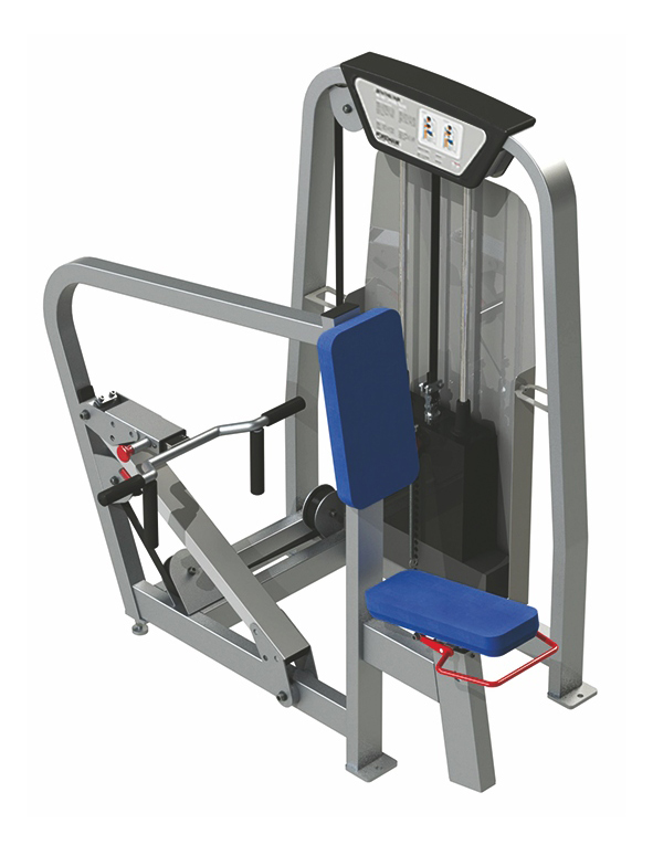 Гребная тяга с упором на грудь FOREMAN FS-303 светло-серебряный/графит