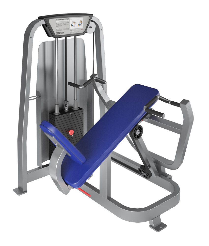 Жим от плеч FOREMAN FS-404 черный/черный
