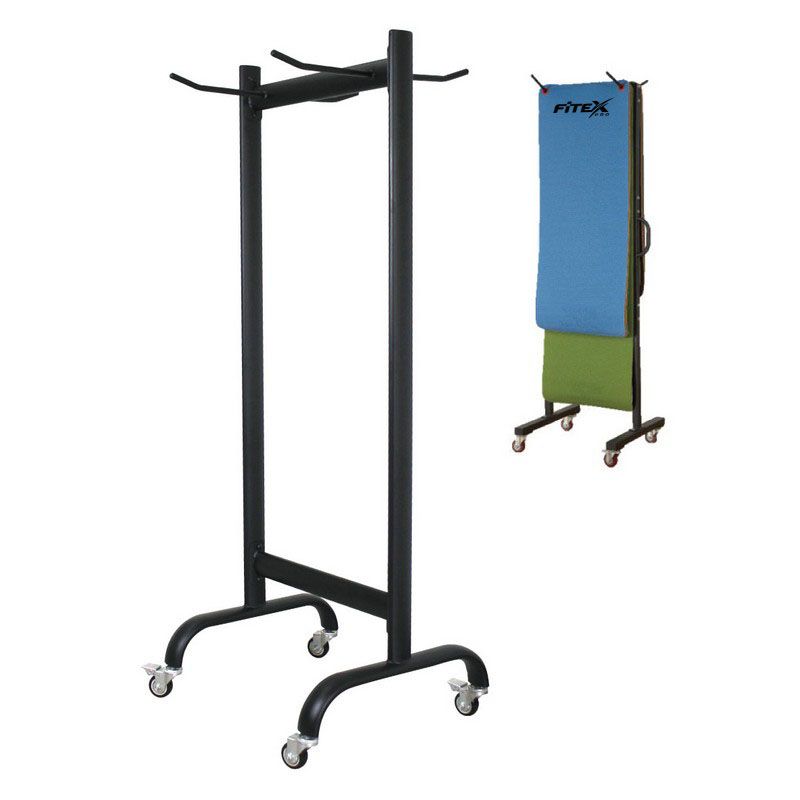 Подставка для матов мобильная